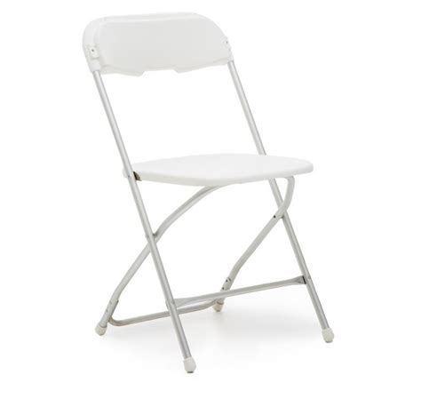 White Samsonite Folding Chair For Rent 