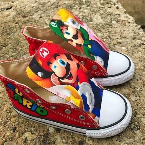 Super Mario Shoes Etsy