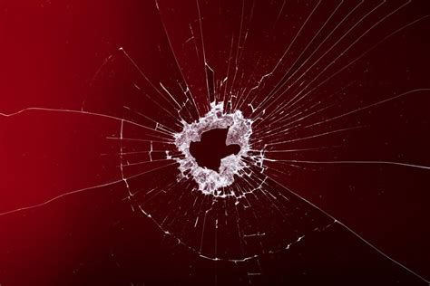 Free Photo Red Background With Broken Glass Effect