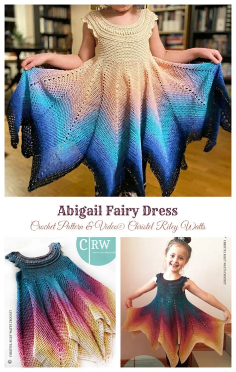 abigail fairy dress crochet pattern [video] crochet and knitting