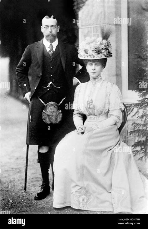 König George V 1865 1936 Und Seiner Frau Königin Mary Mary Von Teck