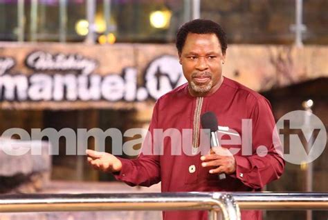 He is just one of those who has humbly submitted to the will of god (isaiah 6:8). TB Joshua Denies Predicting Atiku Victory - Oasis Magazine