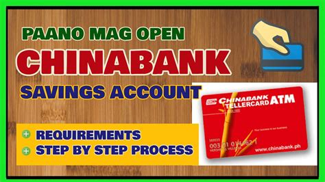 Chinabank Account Opening How To Open Chinabank Savings Account And