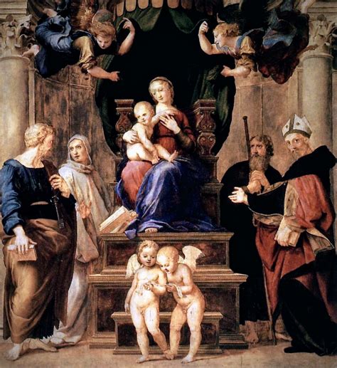 La Madone Au Baldaquin 1507 1508 Raphaël Lumières Des étoiles