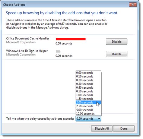 Disable Add Ons To Speed Up Browsing In Internet Explorer 9