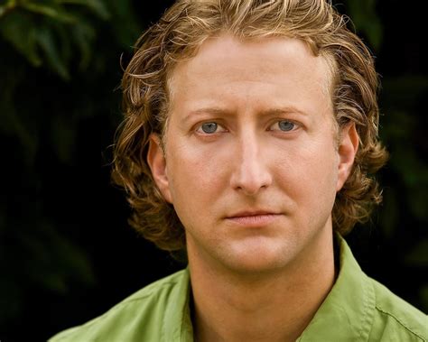 Male Curly Blond Hair Actor Theatrical Headshot Outside On Location