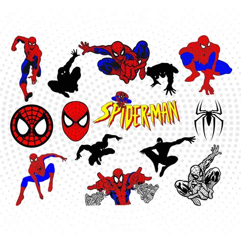 Spiderman SVG PNG DXF for Cut files Cricut Silhouettes | Etsy