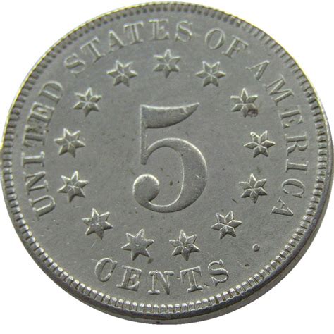 Us 1883 Shield Nickel Five Cents Copy Coin