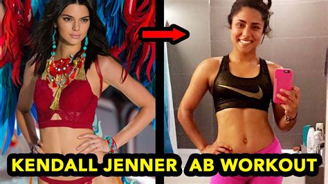 Trying Kendall Jenner S Ab Workout Youtube