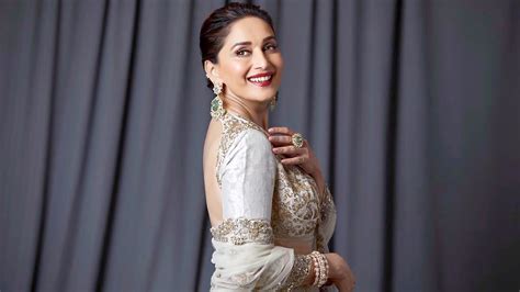 Madhuri Dixit Nenes Silver And Gold Lehenga Is For Anyone Who Loves