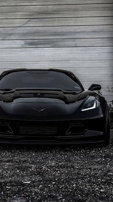 2022 Corvette Stingray Z06 Black Wallpaper