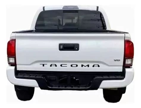 Emblema Toyota Tacoma Batea Negro 2016 2020 No Vinil Letras Meses Sin