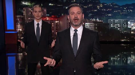 Brie Larson Interrupts Jimmy Kimmel S Monologue In The Best Way Mashable