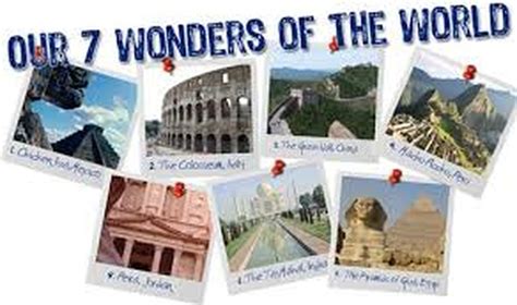 Bucketlist See The 7 Wonders Of The World Official Bucket List