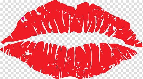 Free Download Red Lips Illustration Kiss Cartoon Lip Kiss