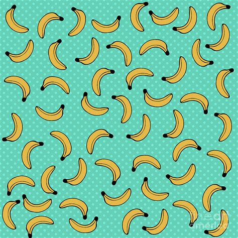 Pop Art Banana Pattern Digital Art By Valentina Hramov Fine Art America