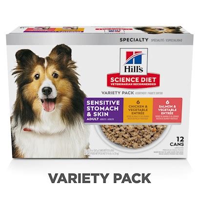 Purina pro focus for sensitive skin and stomach in salmon and rice recipe is a specialty diet to ease the strain of digestion of some foods. Hill's Science Diet Sensitive Stomach & Skin Variety Pack ...