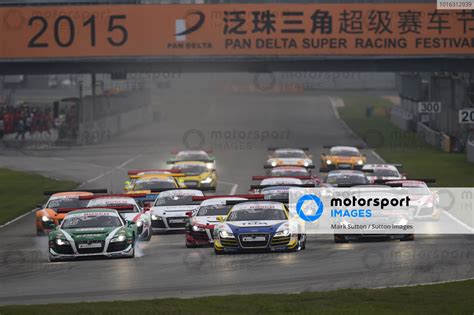 Start Of Race 1 At Audi R8 LMS Cup Zhuhai China 21 March 2015