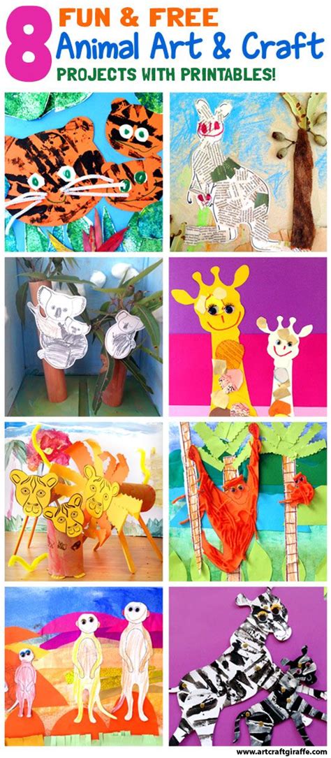 Hello Meerkat 8 Fun And Free Animal Art And Craft Activities Crafts