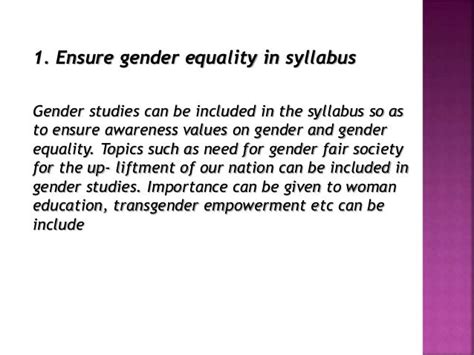 role of textbook in challenging gender inequality