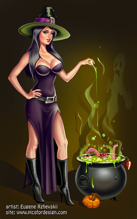Halloween Witch2 2 By Rzhevskii On Deviantart