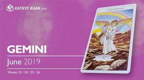 Gemini June 2019 Psychic Tarot Reading Monthly Horoscope Youtube