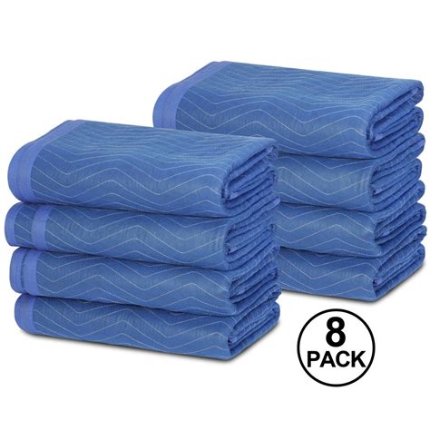 Moving Blankets Blue Heavy Duty Shipping Furniture Pads 80 X 72 8