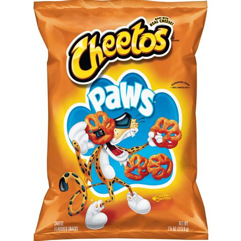 Cheetos Paws Cheese Flavored Snacks 75 Oz Bag