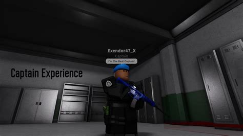 Roblox Scp Security Captain Experience Youtube