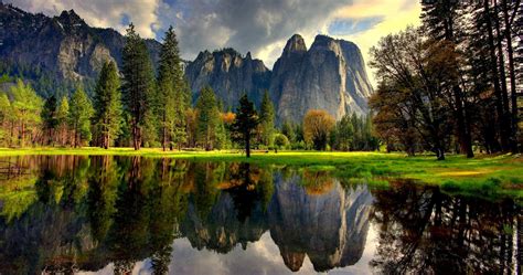 Yosemite 4k Green Nature Wallpaper Hd Wallpapers Hd