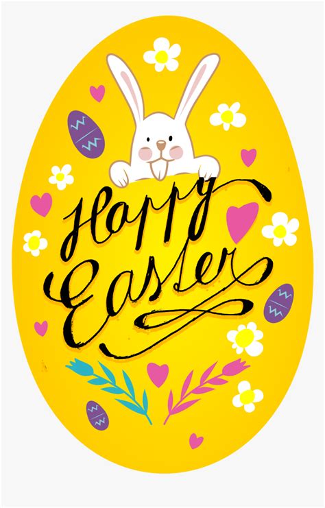 Clipart Happy Easter Egg Png Download Happy Easter Bunny Clipart