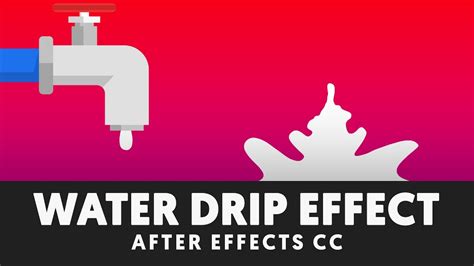 Liquid Drip And Splash Effect After Effects Tutorial Youtube