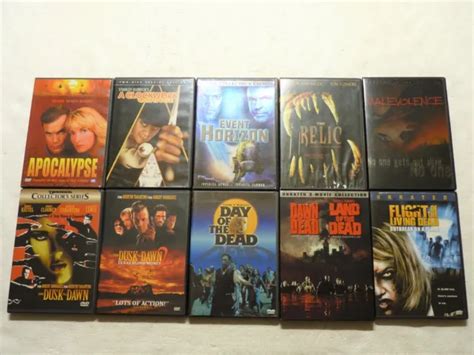 Lot Of Horror Zombies Vampires Creature Sci Fi Disaster Movies Dvd