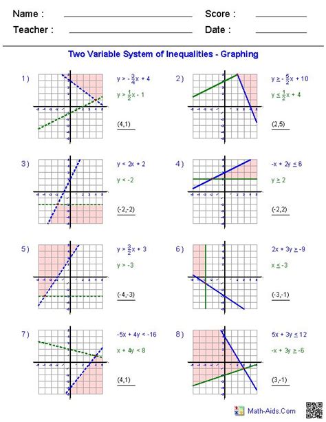 Are you looking for worksheets to help your students better understand the algebraic notions of inequalities? Equations And Inequalities Worksheet Answers 2 in 2020 ...