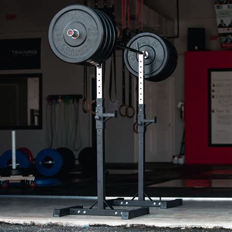X G Garage Gym Independent Squat Stands Easy Storage And Adjustable