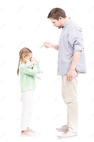 Father Scolding Daughter Stock Image Image Of Scolding 222748523