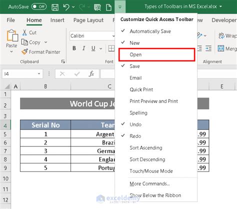 Types Of Toolbars In Ms Excel All Details Explained Exceldemy