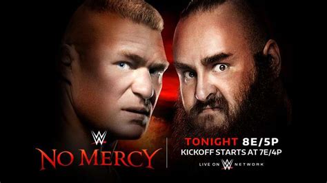 Final Card For Tonights Wwe No Mercy Pay Per View Wrestling News Wwe