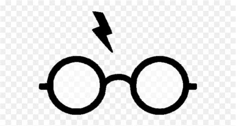 Harry Potter Glasses Drawn Free Clipart Transparent - Harry Potter