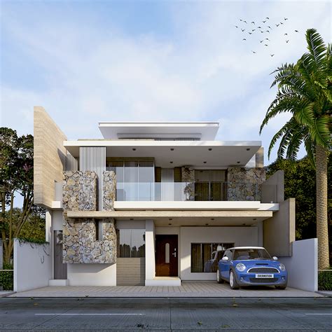 Contemporary Villa Design On Behance