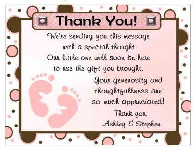 A handwritten card or note of thanks is one of the most heartfelt and meaningful ways to express gratitude. 10 best Thank you notes for gifts from baby shower images ...