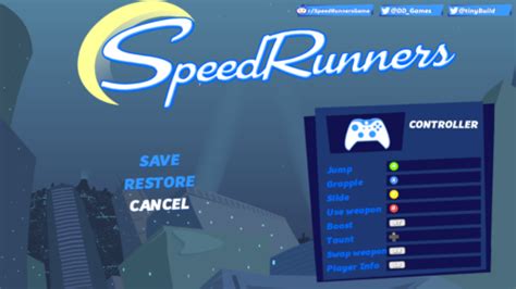 Speedrunners Interface In Game Video Game Ui