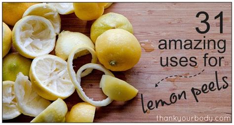 Amazing Uses For Lemon Peels