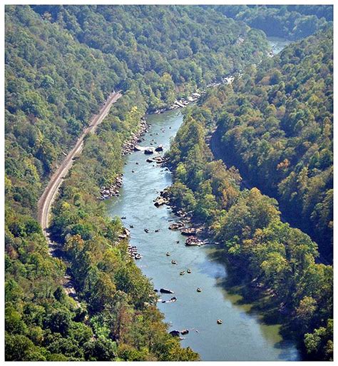 New River At Fayetteville West Virginia West Virginia Baltimore And