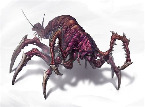 Insectoid Creature 01 By Callergi On Deviantart Alien Creatures Fantasy Monster Creatures
