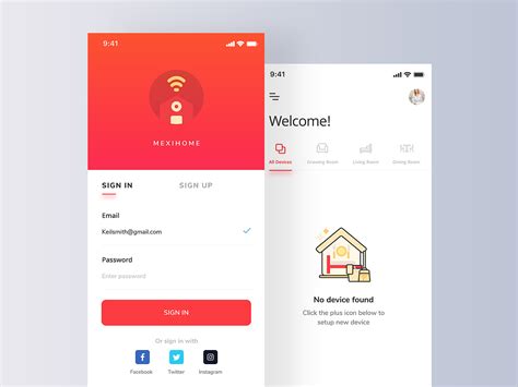 Mexihome Smart Home App By Ahmed Manna For Unopie Design On Dribbble