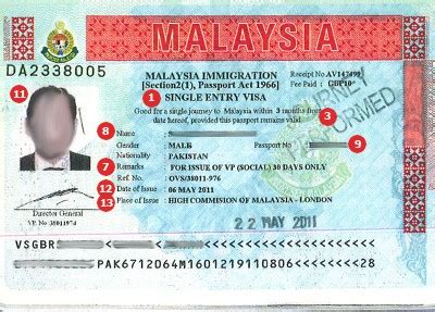But, principally, in singapore, malaysian high commission is issuing visa for 'bona fide'. View Samples of Travel Visas | CIBTvisas