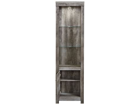 Signature Design By Ashley Wynnlow Wall Unit With 2 Piers In Rustic