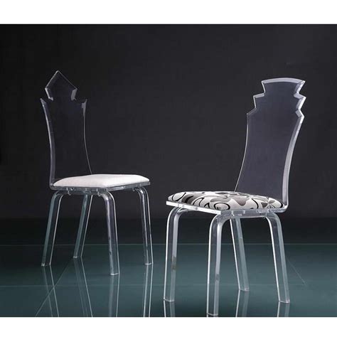 If your chair doesn't have removable covers, you can try cleaning the stain with a damp cloth. Colored Acrylic Lucite Plastic Dining Chair High Back ...