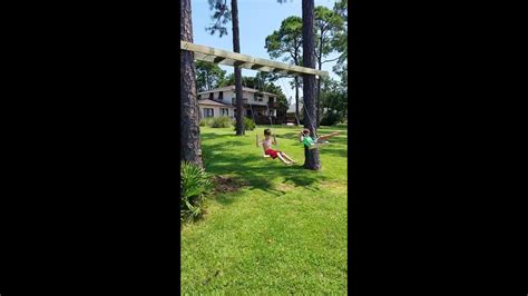Anchoring the swing in the tall tree is convenient for them. Attach Swing To Tree | Letter G Decoration Ideas